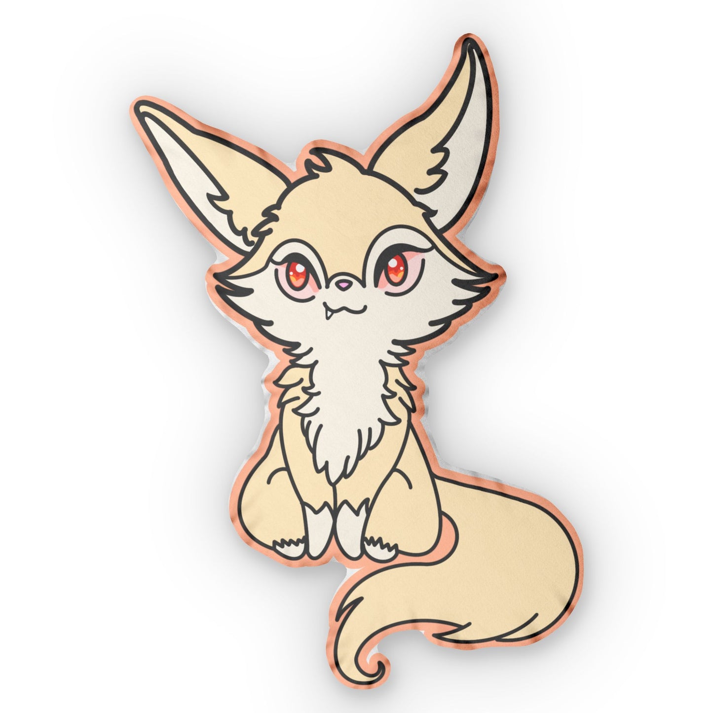 Miri the Fennec Fox Pillow | Cute Kawaii Fox Plush Cushion | Cozy Magical Decor
