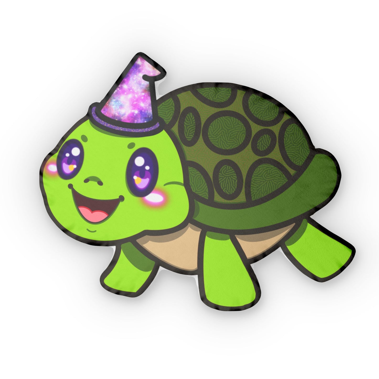 Taren the Turtle Pillow — Steady Wizard Companion Plush | Mystic Kawaii Decor Gift