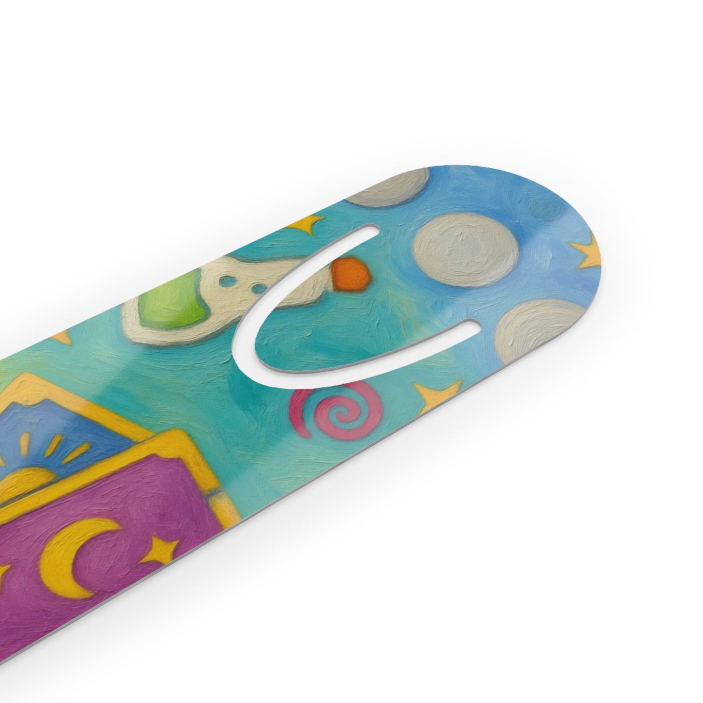 Mystic Cat Tarot Bookmark — Colorful Witchy Reading Accessory