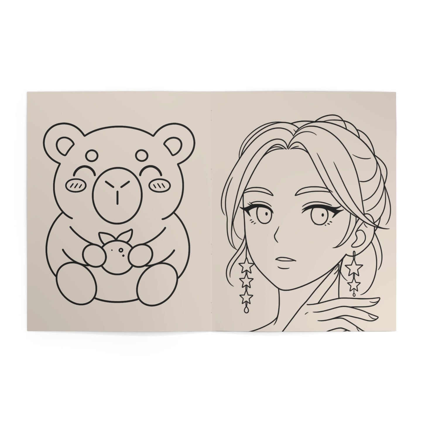 Mystic Maker Coloring Book — Magical Girls & Whimsical Familiars Coloring Book