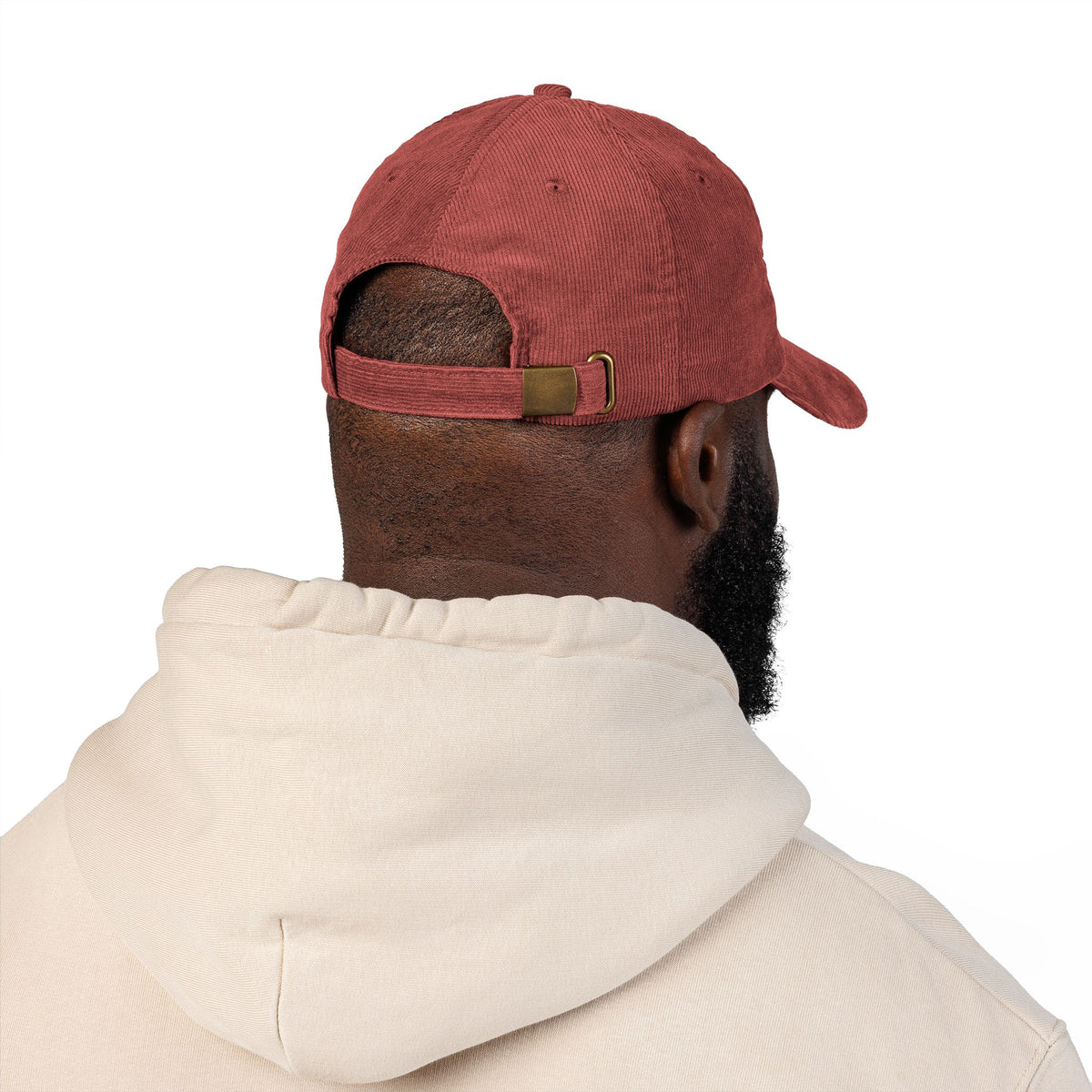 Corduroy Cap — Embroidered 'Just Trying My Best' Puppy Dad Hat
