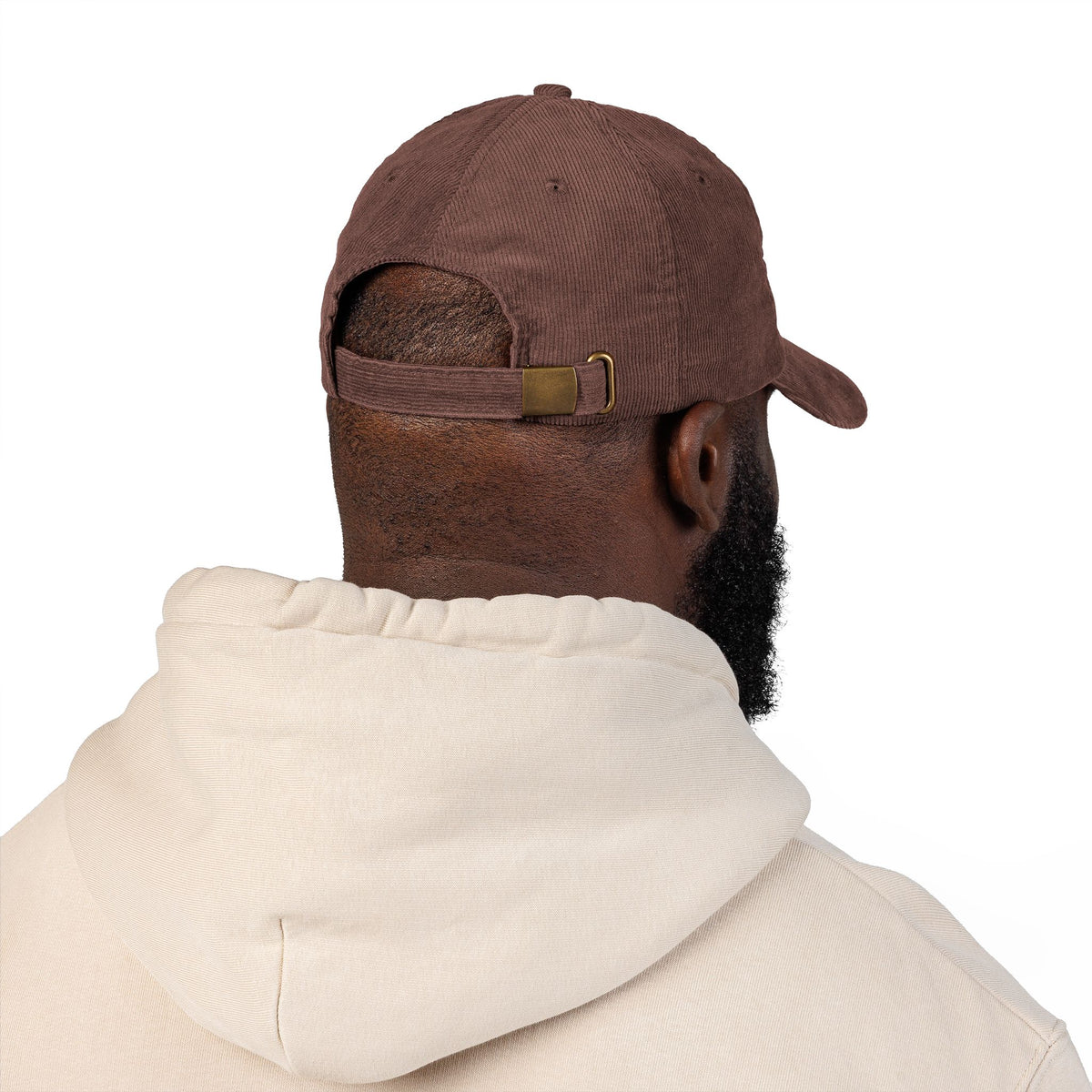 Corduroy Cap — Embroidered 'Just Trying My Best' Puppy Dad Hat