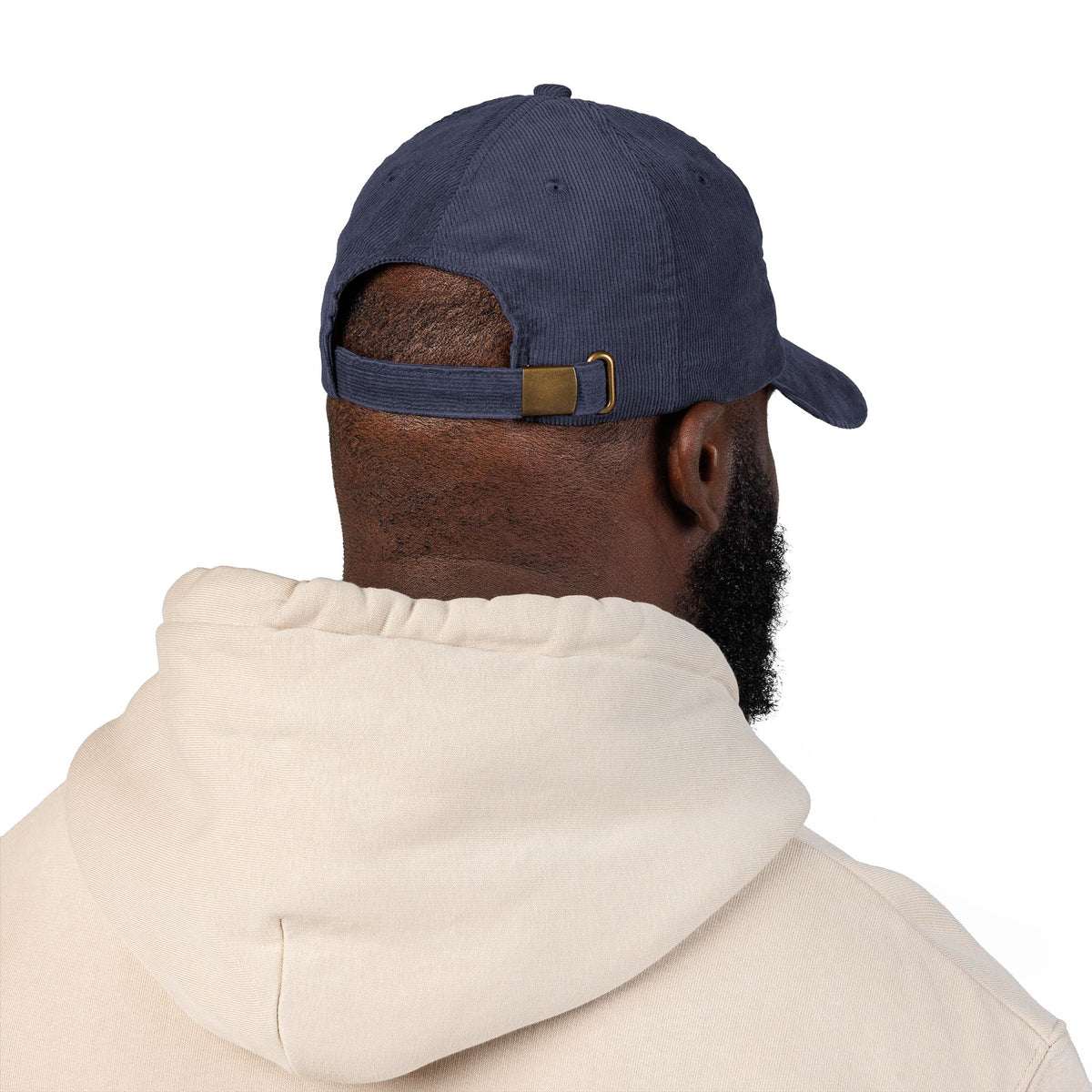 Corduroy Cap — Embroidered 'Just Trying My Best' Puppy Dad Hat