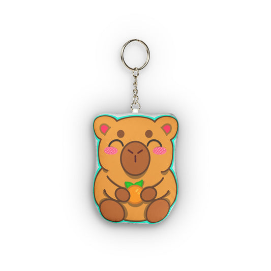 Koda the Capybara Keychain | Cute Kawaii Capybara Plush Charm | Cozy Companion