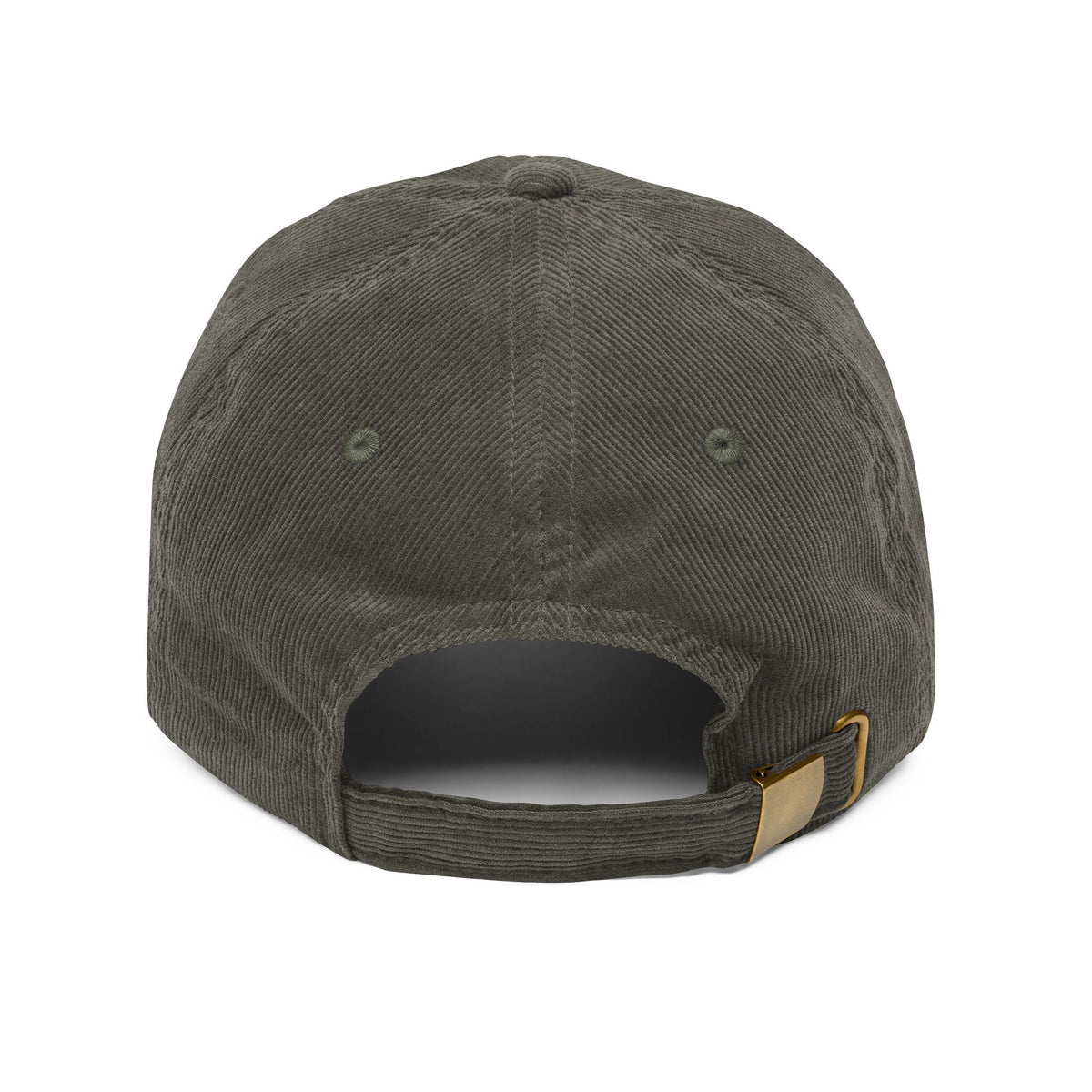 Corduroy Cap — Embroidered 'Just Trying My Best' Puppy Dad Hat
