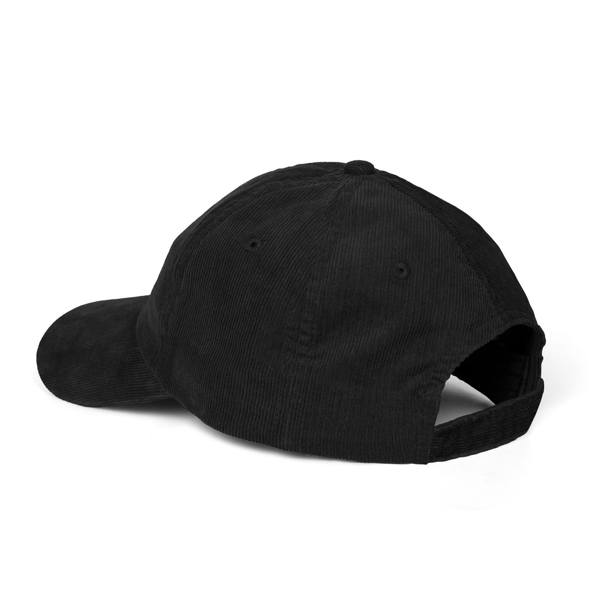 Corduroy Cap — Embroidered 'Just Trying My Best' Puppy Dad Hat