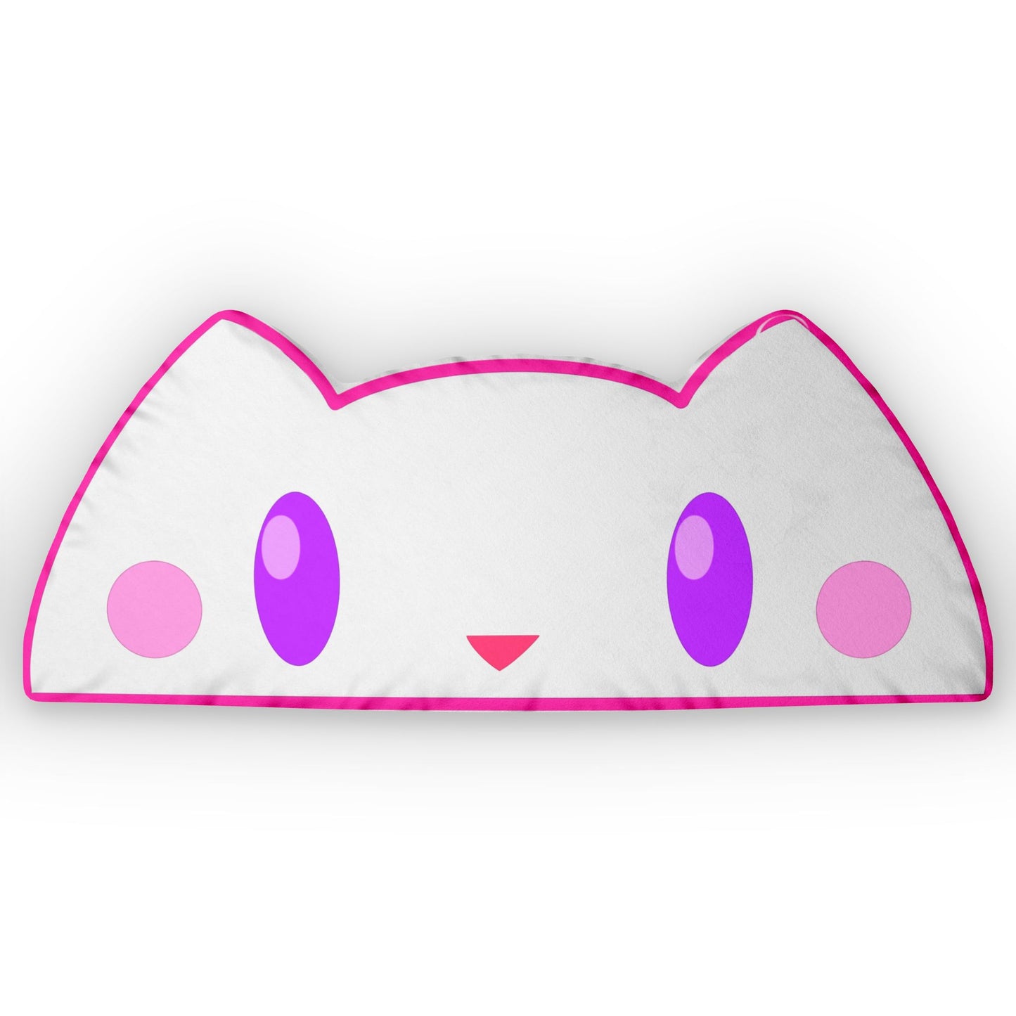 Lumi the Daybreak Familiar Pillow | Kawaii White Cat Plush | Magical Witchy Decor Cushion