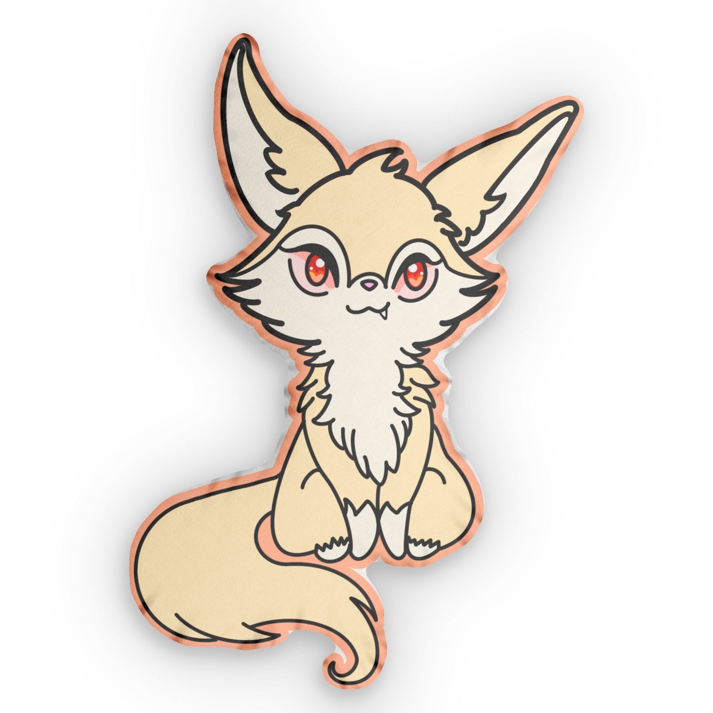 Miri the Fennec Fox Pillow | Cute Kawaii Fox Plush Cushion | Cozy Magical Decor