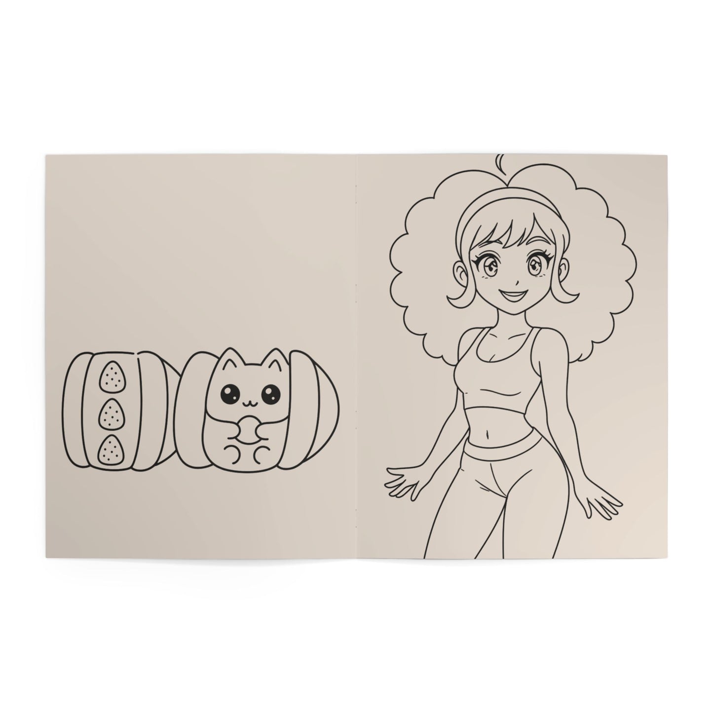 Mystic Maker Coloring Book — Magical Girls & Whimsical Familiars Coloring Book