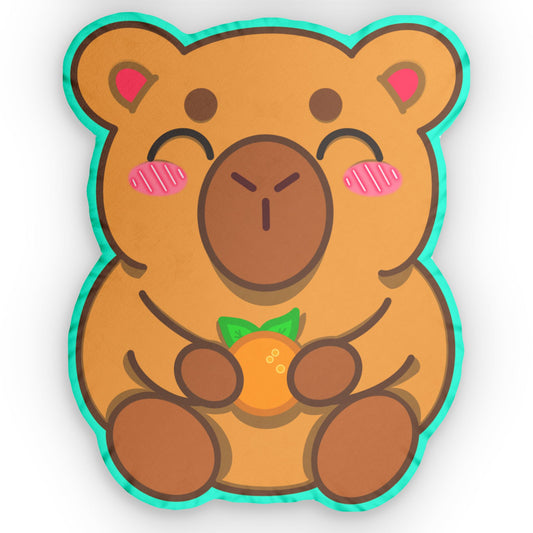 Koda the Capybara Pillow ✦ Cozy Kawaii Room Decor