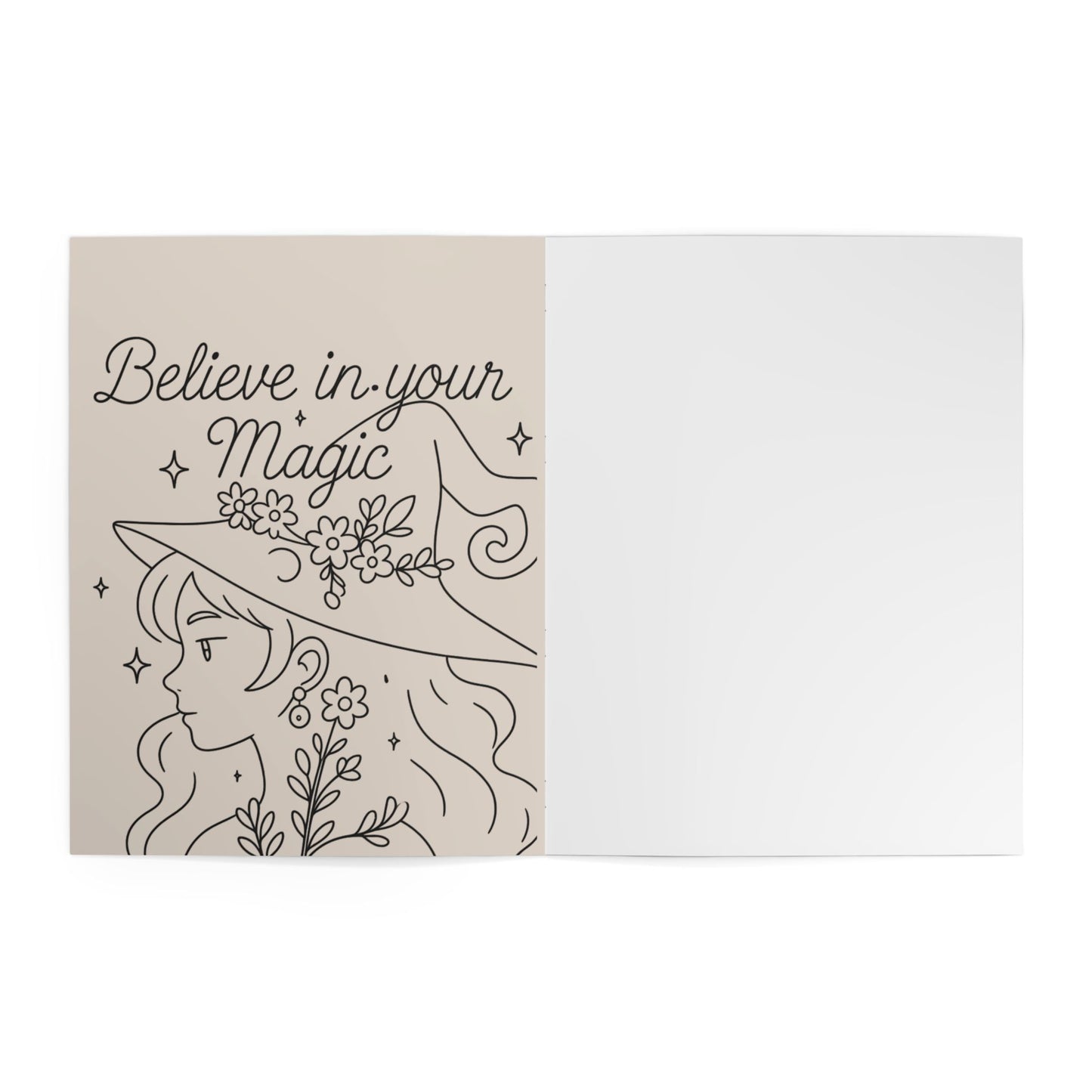 Mystic Maker Coloring Book — Magical Girls & Whimsical Familiars Coloring Book
