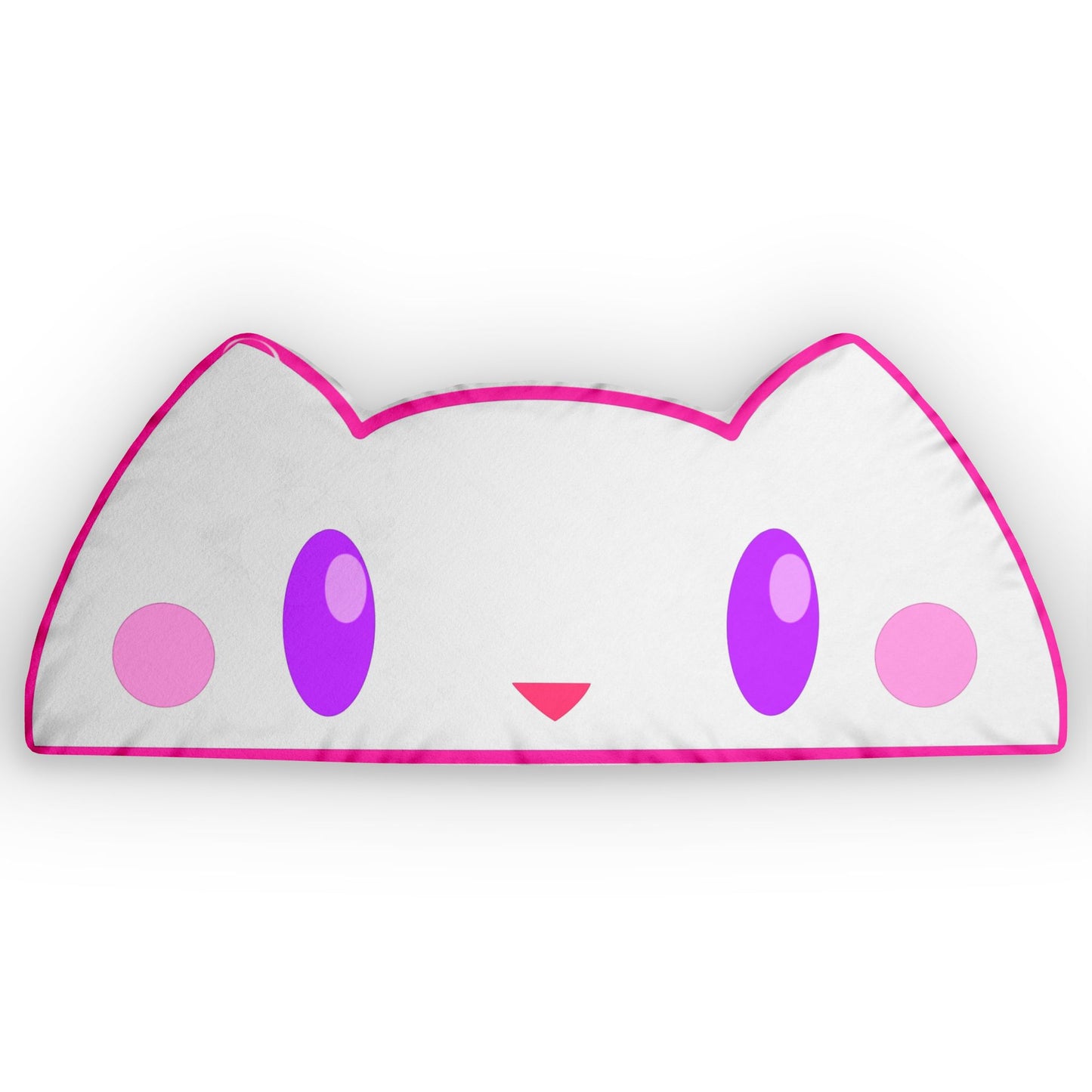 Lumi the Daybreak Familiar Pillow | Kawaii White Cat Plush | Magical Witchy Decor Cushion