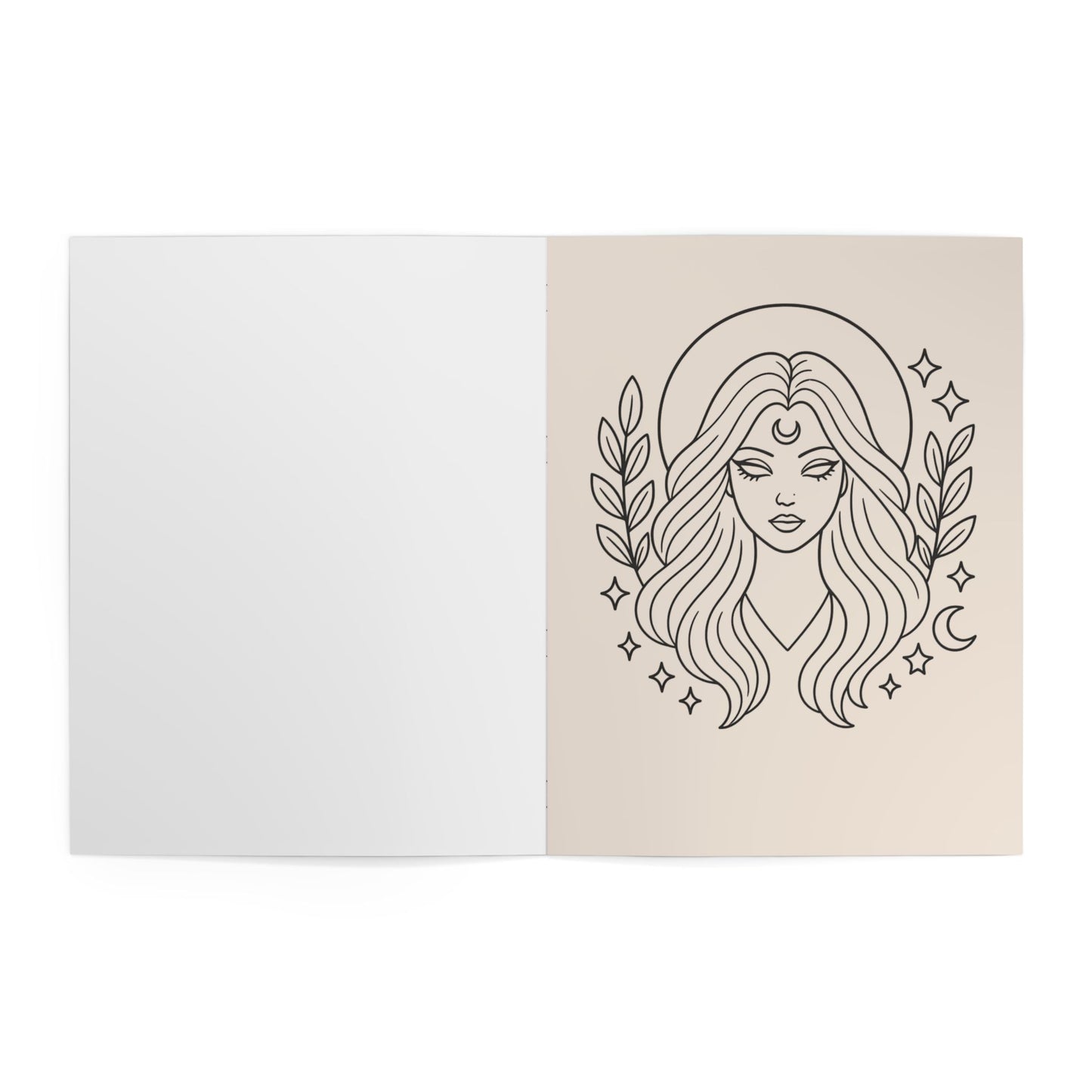 Mystic Maker Coloring Book — Magical Girls & Whimsical Familiars Coloring Book
