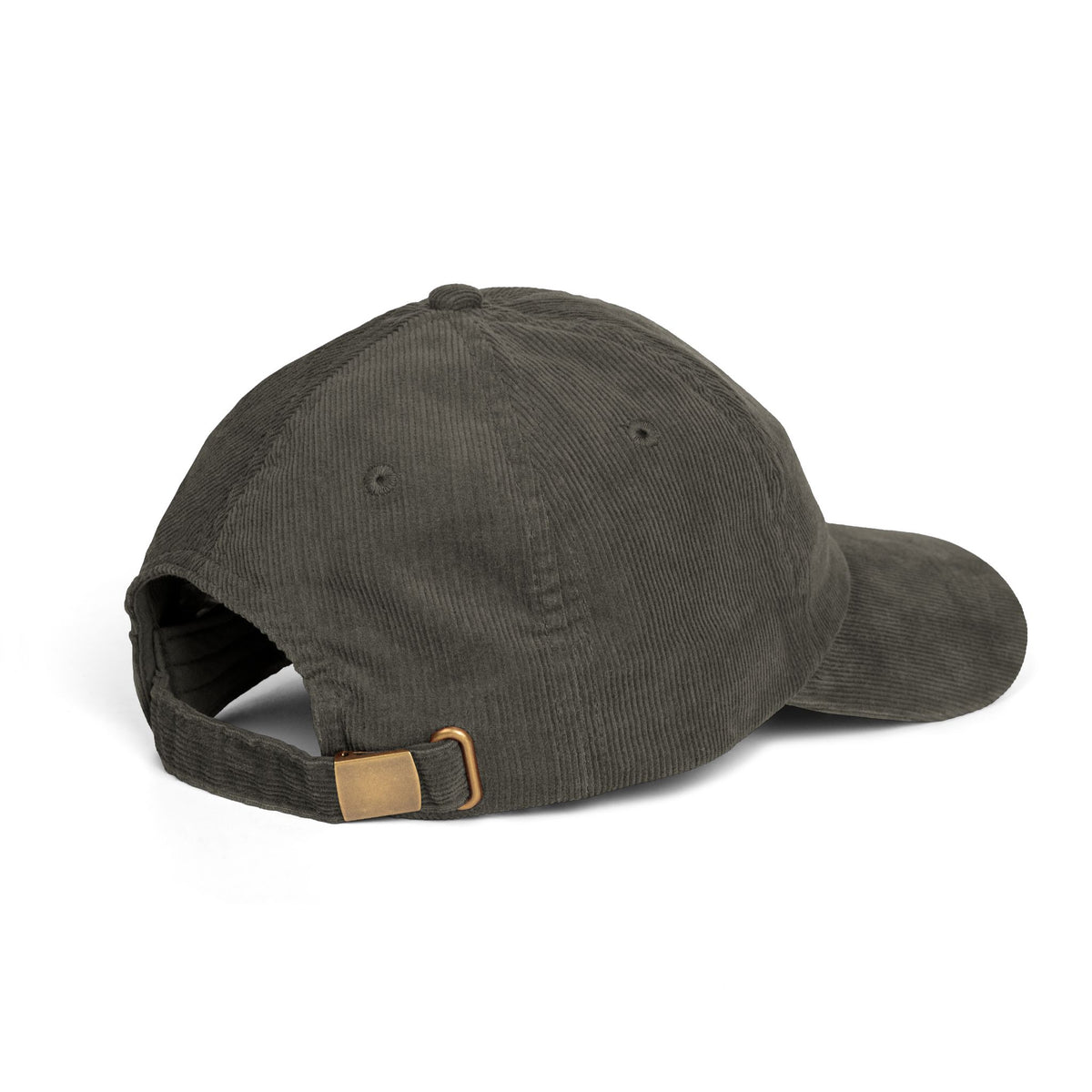 Corduroy Cap — Embroidered 'Just Trying My Best' Puppy Dad Hat