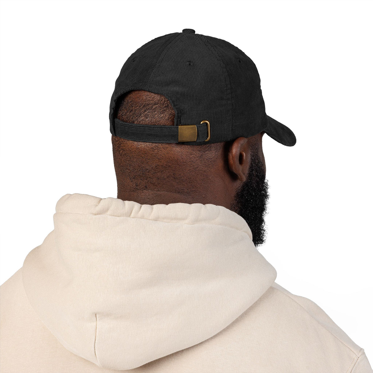 Corduroy Cap — Embroidered 'Just Trying My Best' Puppy Dad Hat