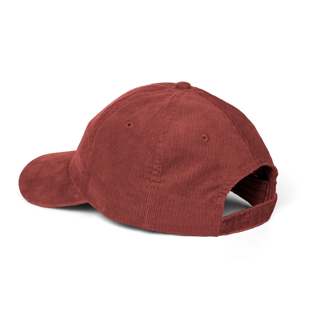 Corduroy Cap — Embroidered 'Just Trying My Best' Puppy Dad Hat