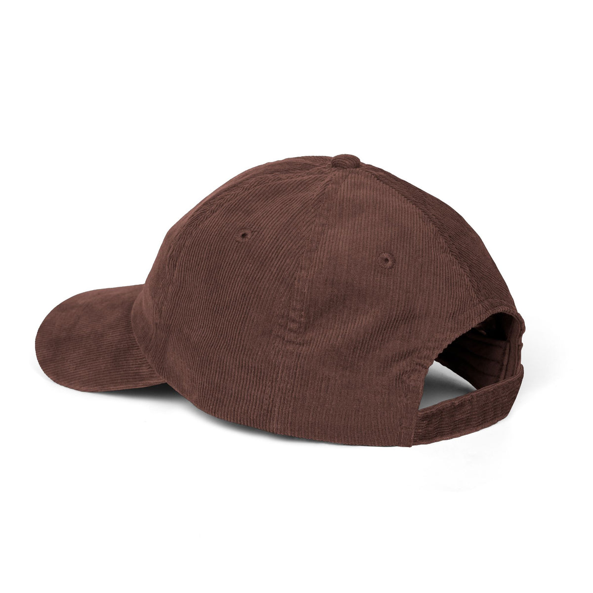 Corduroy Cap — Embroidered 'Just Trying My Best' Puppy Dad Hat