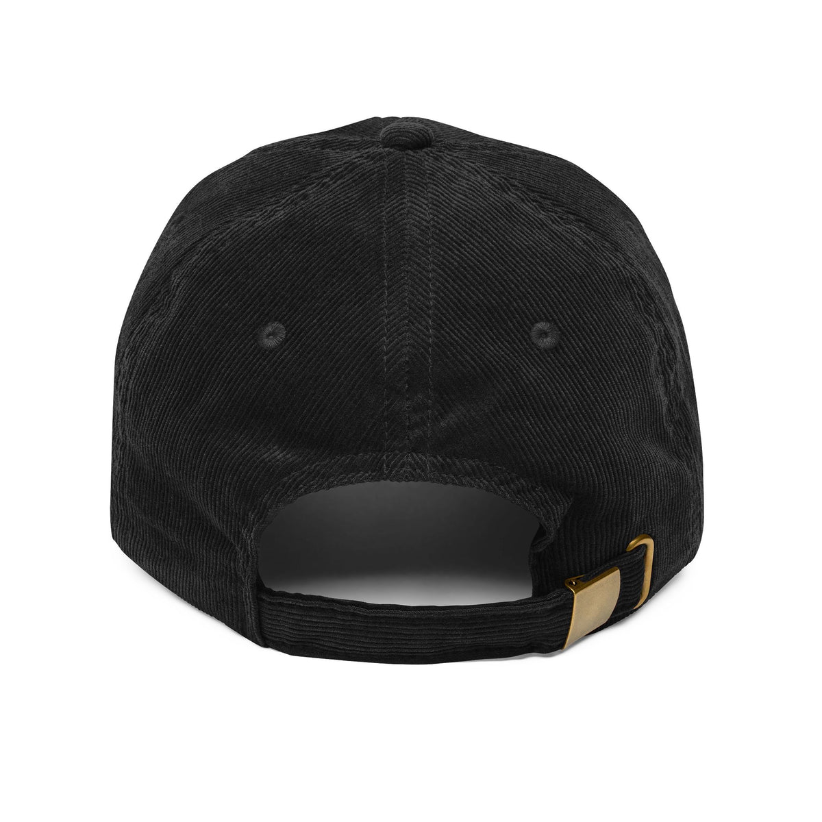 Corduroy Cap — Embroidered 'Just Trying My Best' Puppy Dad Hat