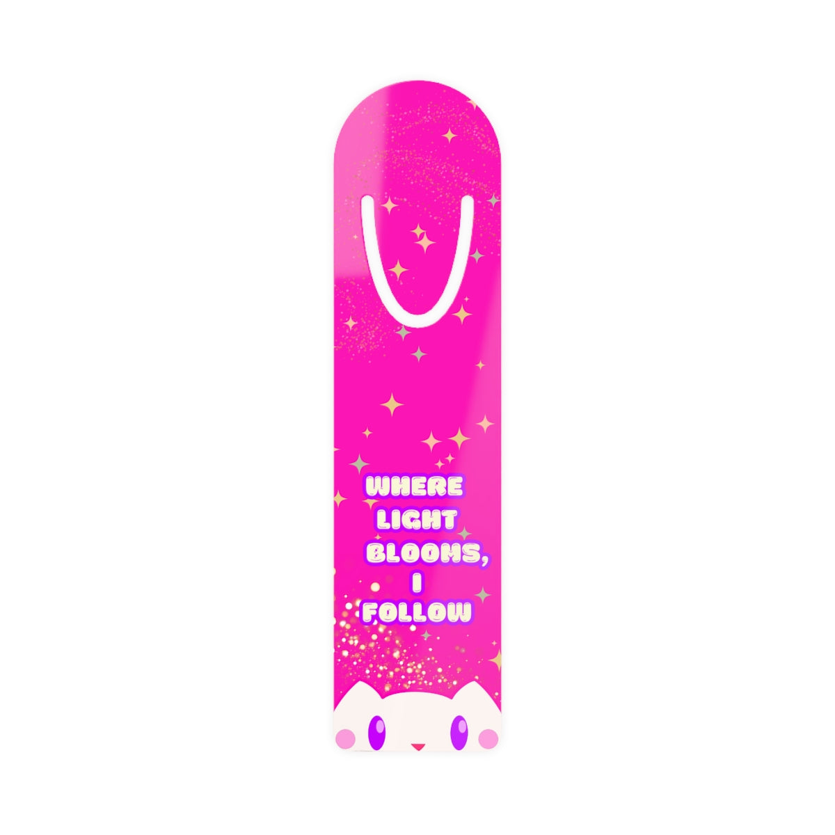 Lumi the Daybreak Familiar ✦ Magical Bookmark — "Where Light Blooms, I Follow"